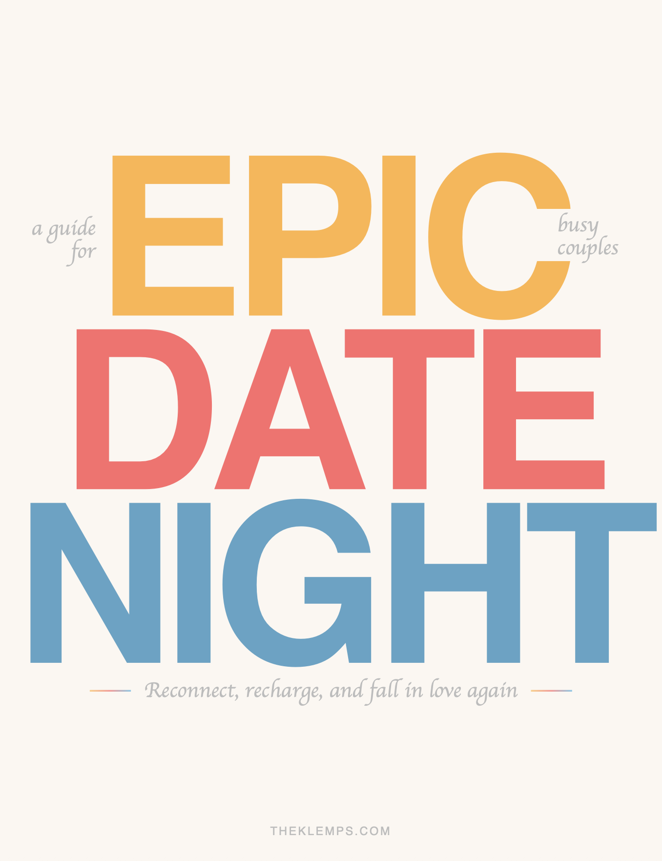 Epic Date Night Guide Cover