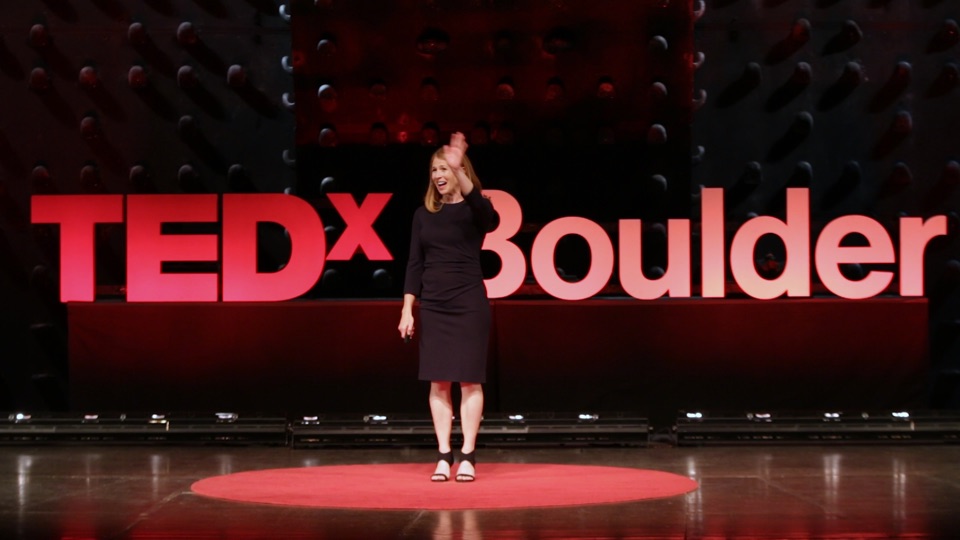 Kaley Klemp on stage at TEDxBoulder